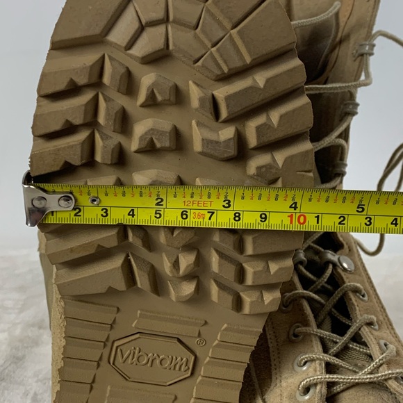 Women’s Boulet Tan Lace-Up Combat Boots - Picture 10 of 10